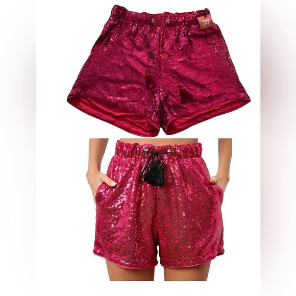 Pants - Sequined Shorts Women's XL New